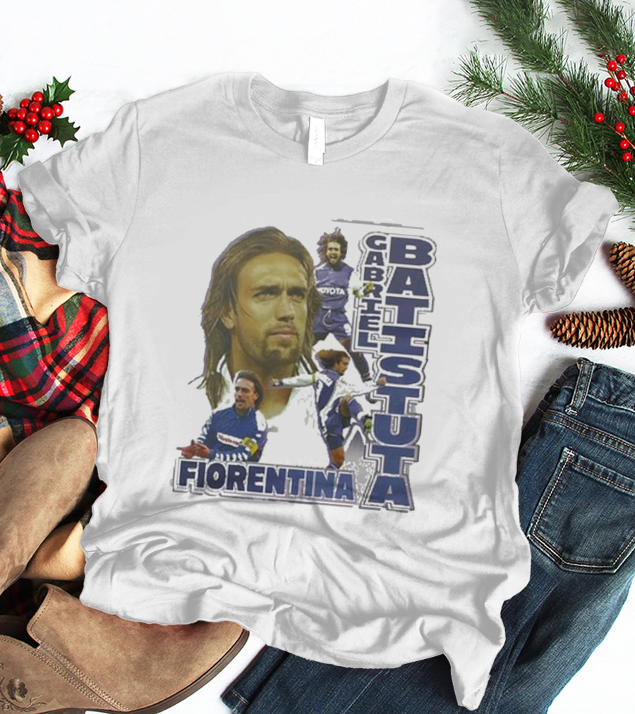 Gabriel Batistuta Fiorentina Football Legend T-Shirt