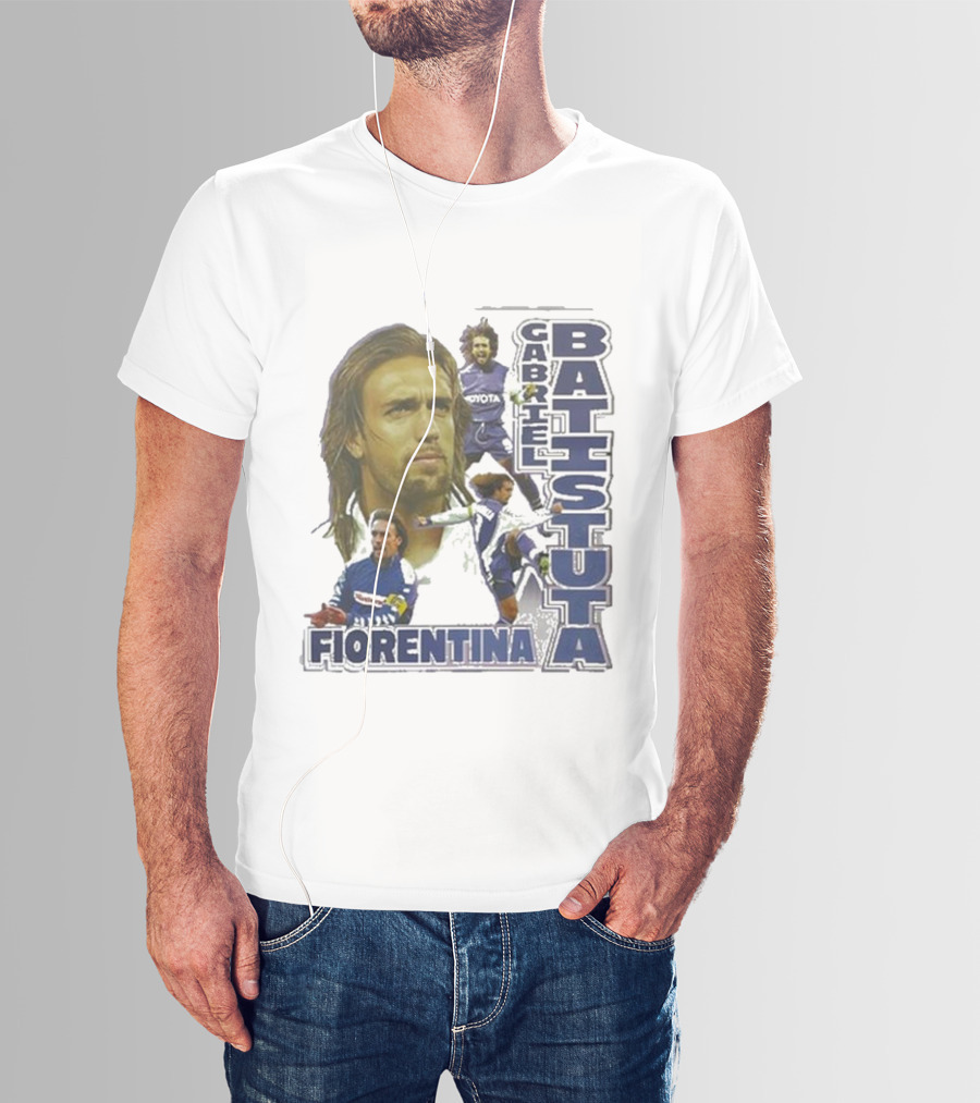 Gabriel Batistuta Fiorentina Football Legend T-Shirt