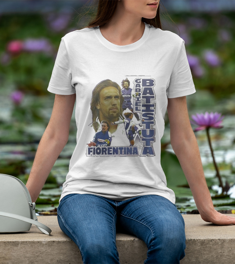 Gabriel Batistuta Fiorentina Football Legend T-Shirt