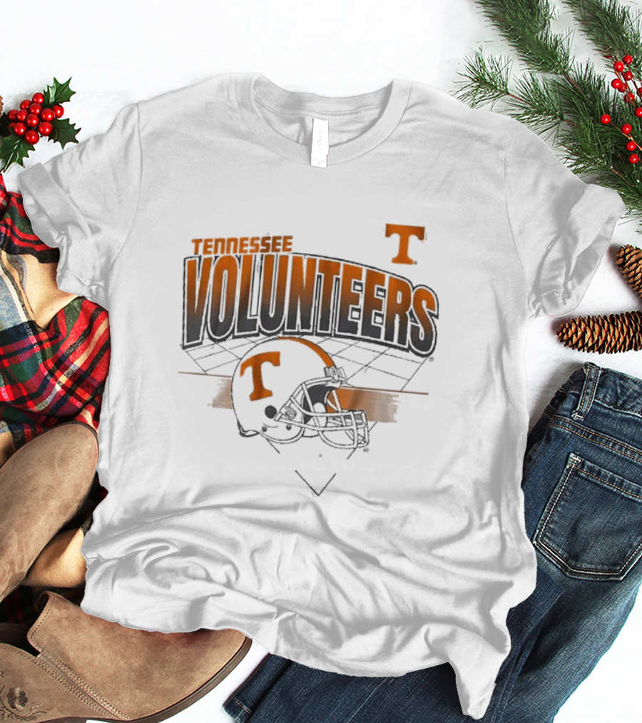 Tennessee Volunteers Football Helmet Knoxville Grid T-Shirt
