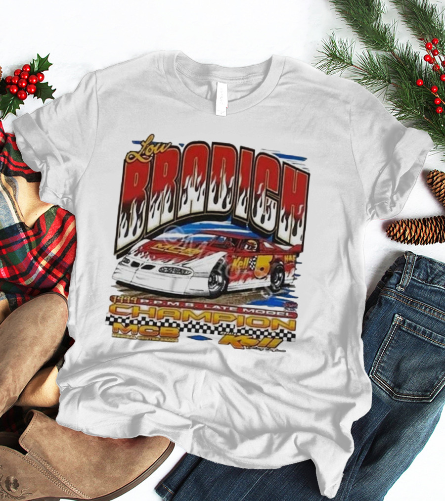 Lou Brodich Champion MCB Kell 5 Super Dirt Late Model 1999 Vintage Racing T-Shirt