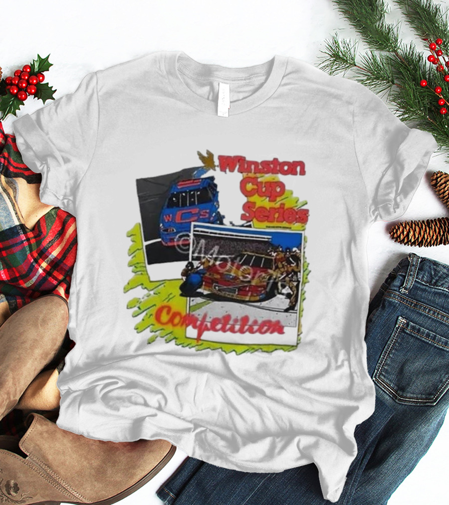 Winston Cup Series Competition Vintage New In Bag 1990 NASCAR T-Shirt