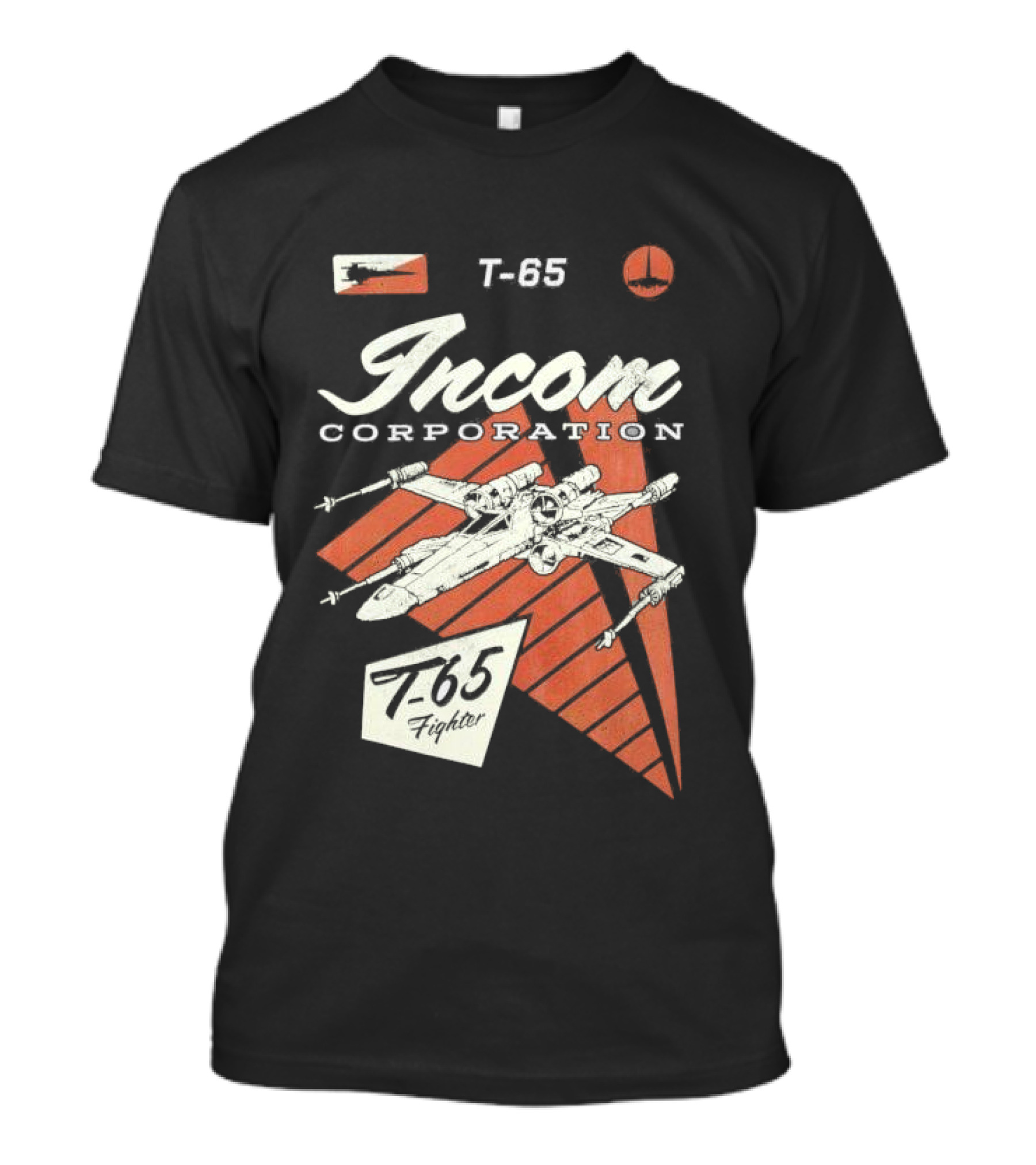 Incom Corporation T-65 Fighter Starship Graphic Retro T-Shirt