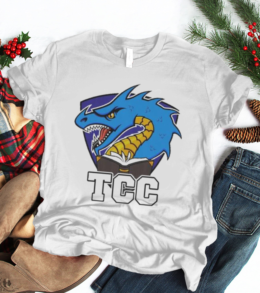 Tolarian Community College Sportsball Dragon Emblem TCC T-Shirt