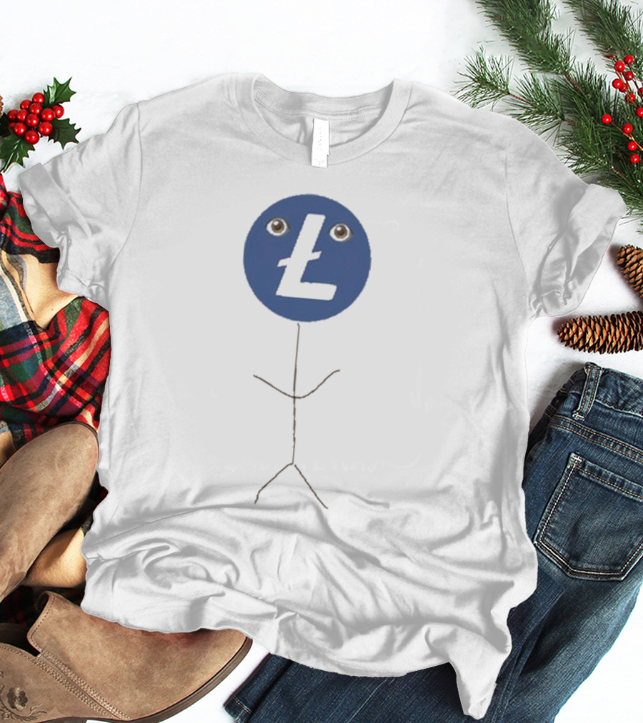 Litecoin Foundation Take The L Stick Figure T-Shirt