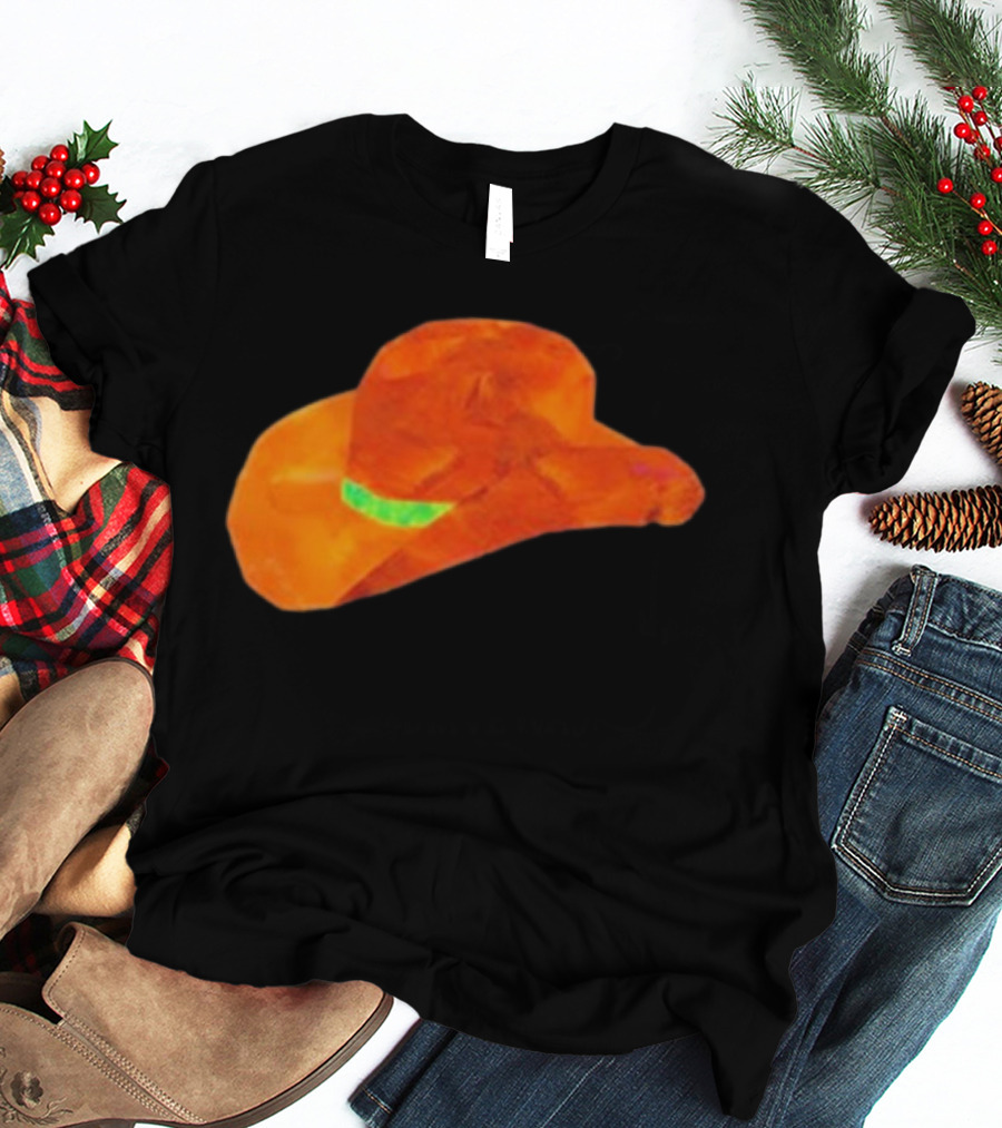 Halsey Yallsey Toddler Orange Cowboy Hat T-Shirt