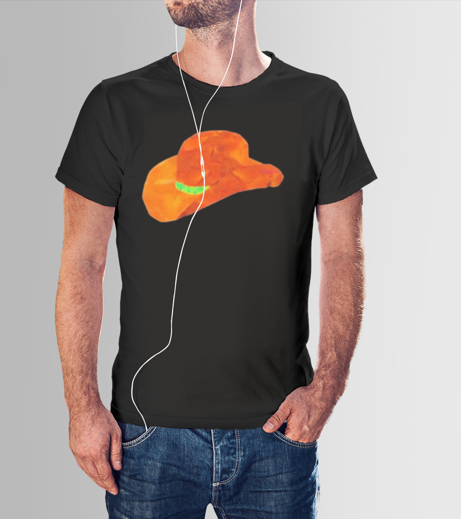 Halsey Yallsey Toddler Orange Cowboy Hat T-Shirt