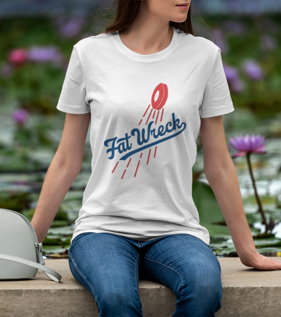 Fat Wreck Chords Los Angeles Dodgers Record T-Shirt