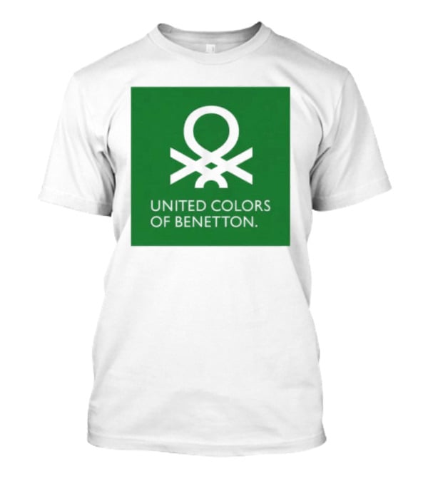 United Colors Of Benetton Green Emblem Fashion Brand T-Shirt