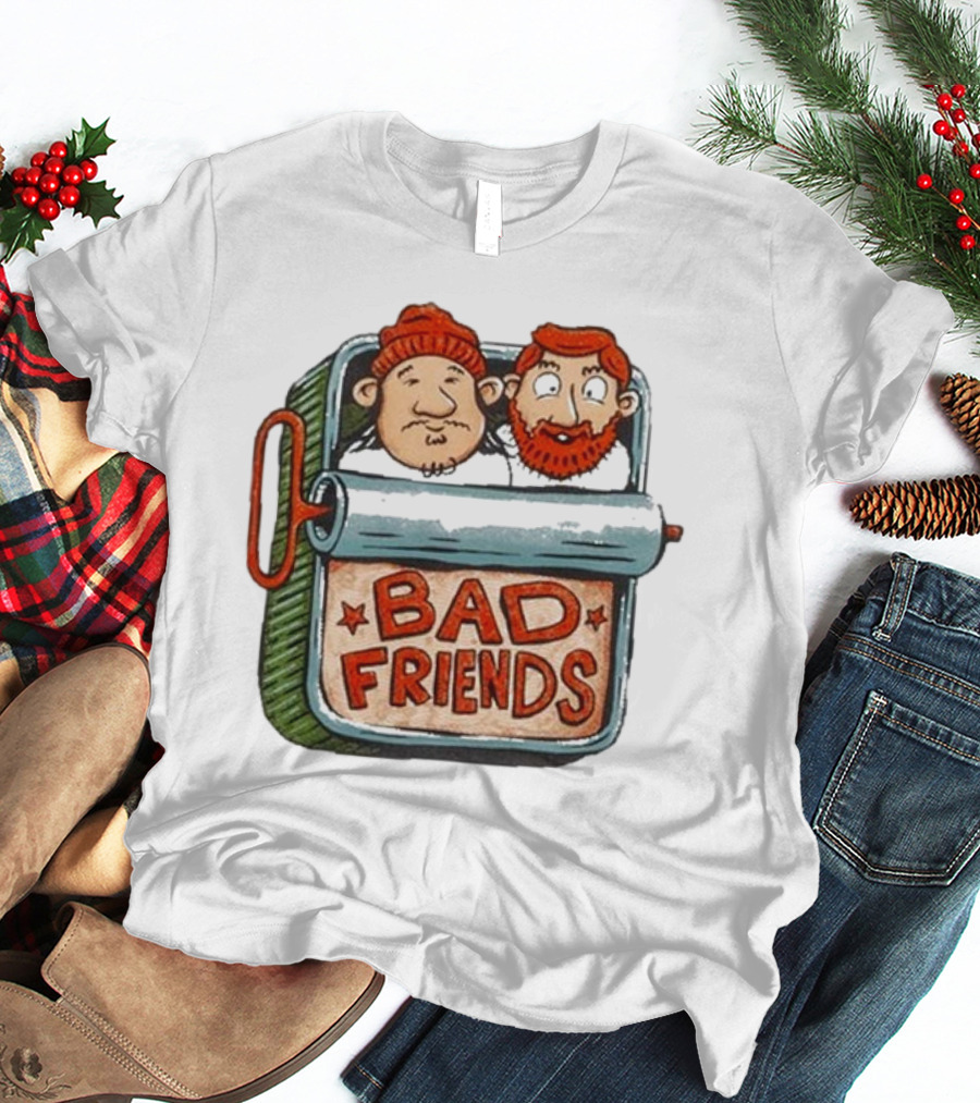 Bad Friends Meat Grinder Beanie And Redhead Duo T-Shirt