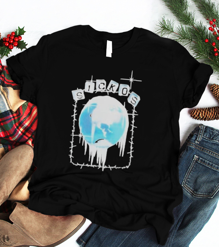 Sickos Ice World Frozen Barbed Wire T-Shirt