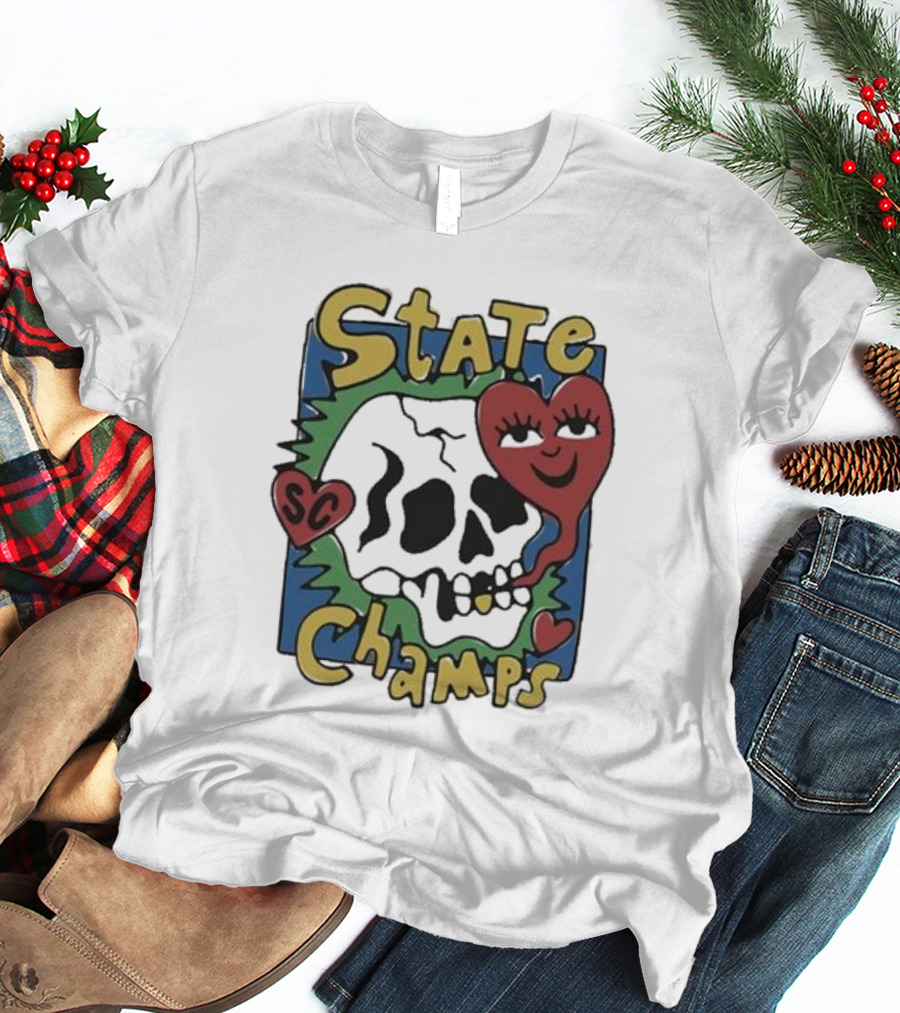State Champs SC Skull Heart T-Shirt