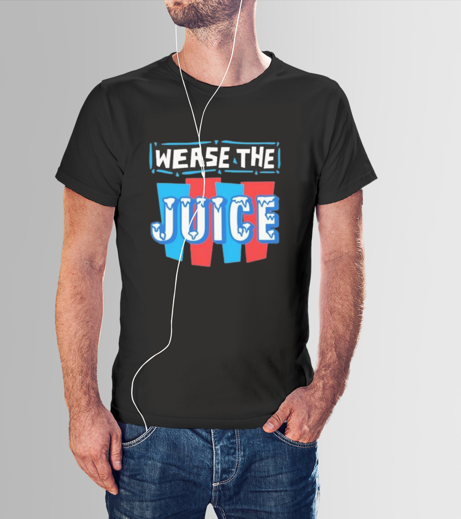 Wease The Juice 90s Style Retro Text T-Shirt