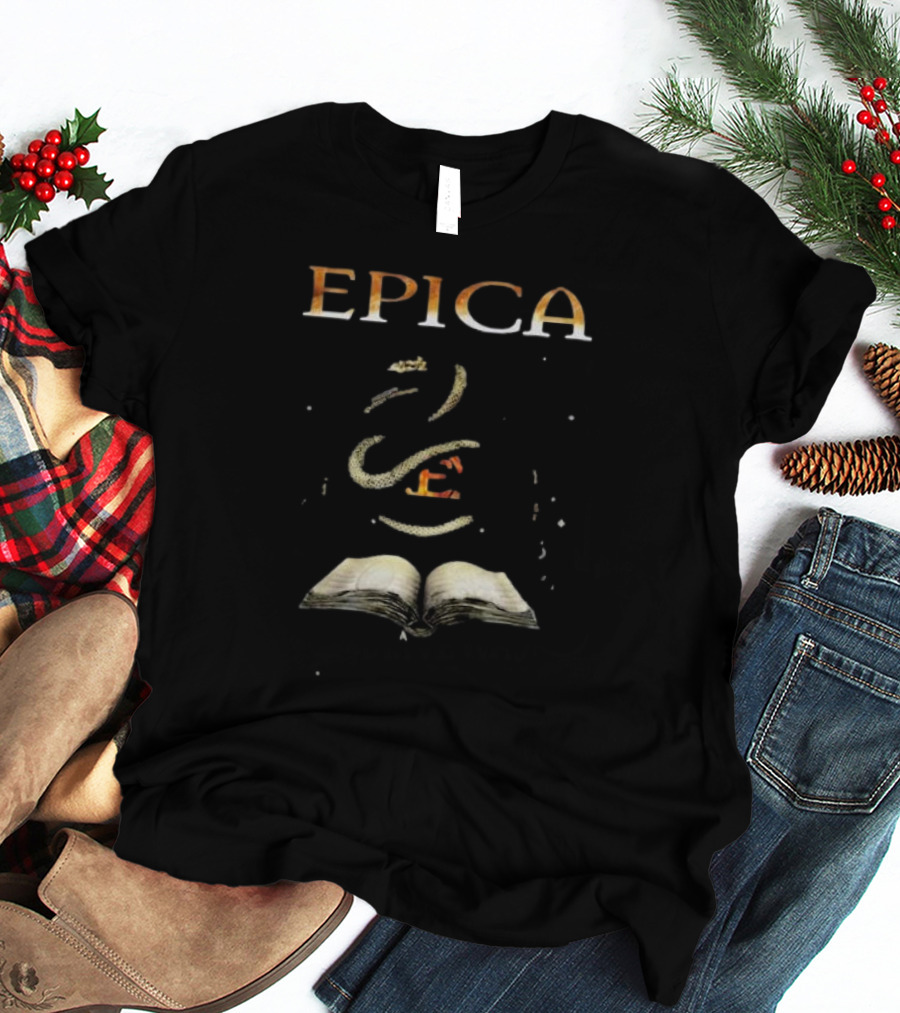 Epica Kingdom Of Heaven Open Book And Snake T-Shirt
