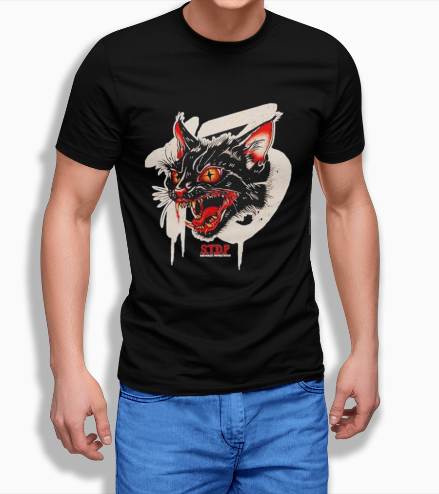 STDP Bad Magic Friday 13 Black Cat T-Shirt