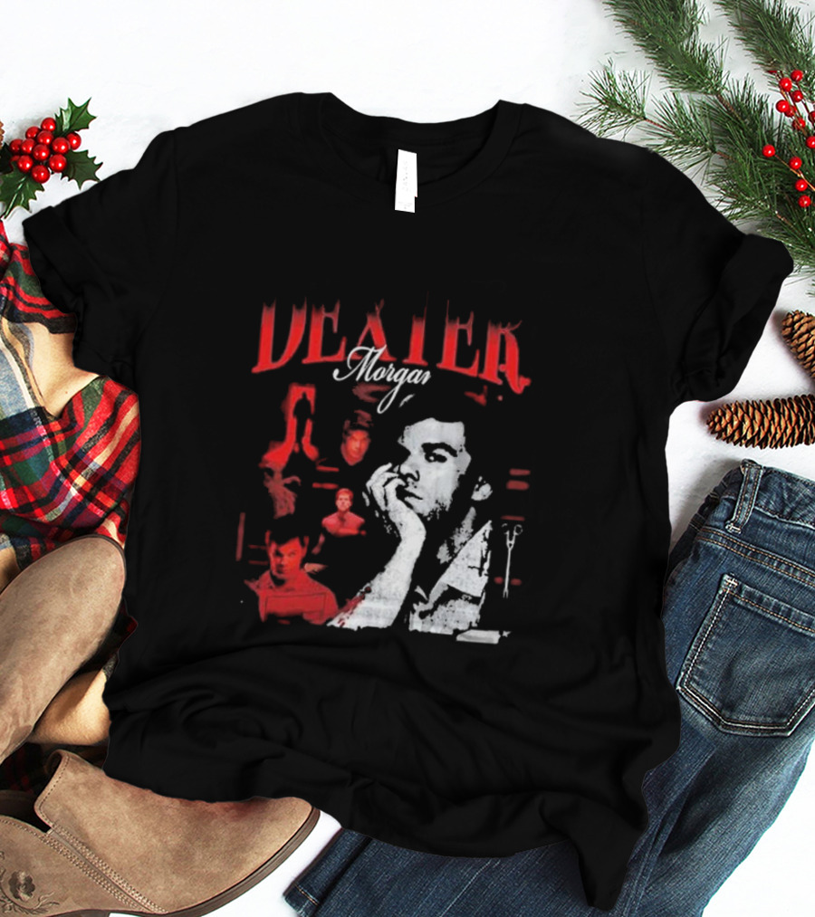 Dexter Morgan Heartthrob Iconic Red And Black T-Shirt