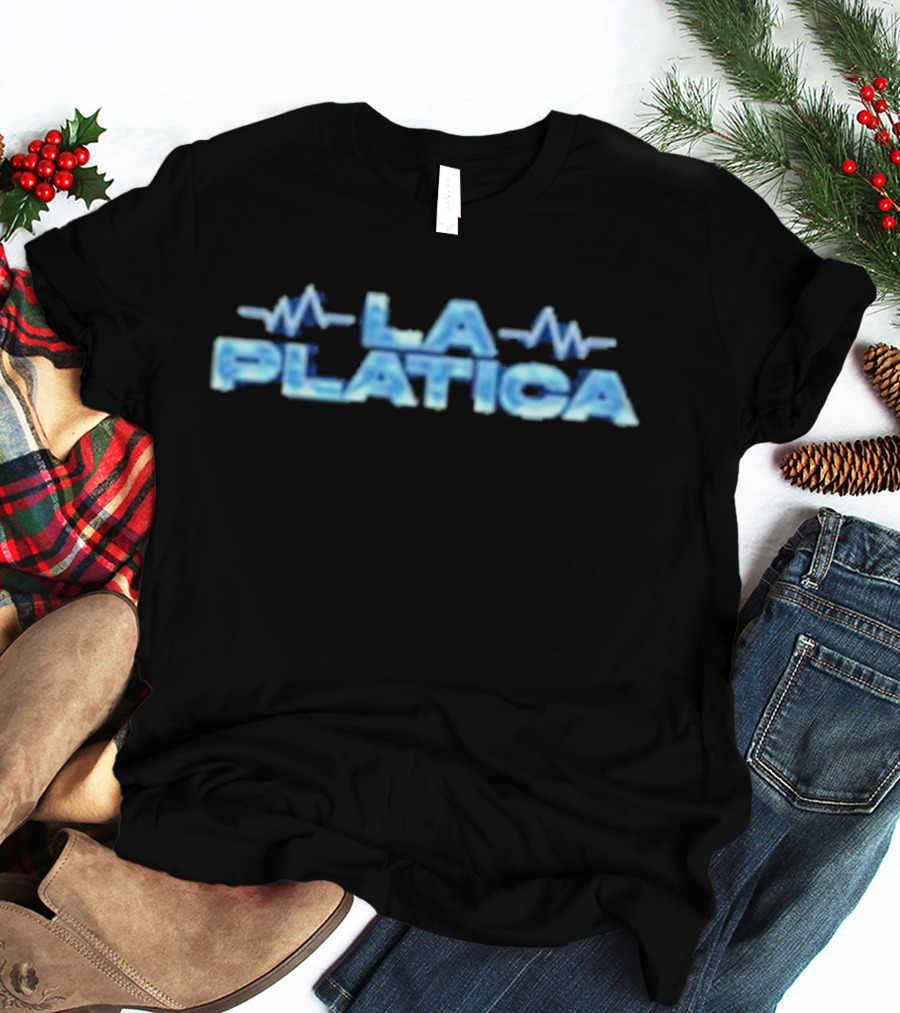 La Platica Podcast New Audio Wave T-Shirt