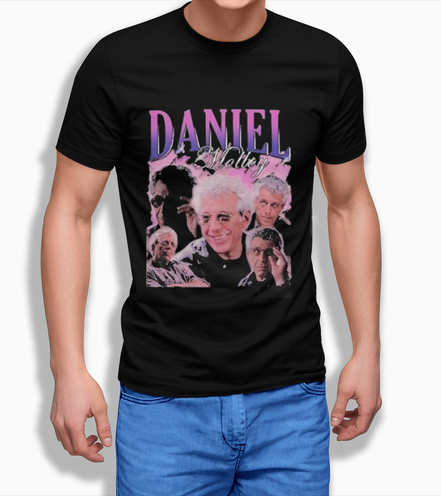 Daniel Molloy Vintage Collage Pink And Purple Aesthetic T-Shirt