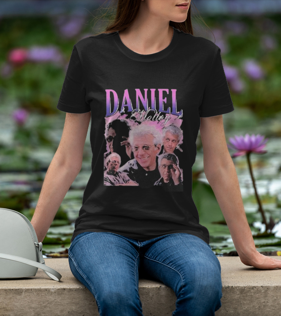 Daniel Molloy Vintage Collage Pink And Purple Aesthetic T-Shirt