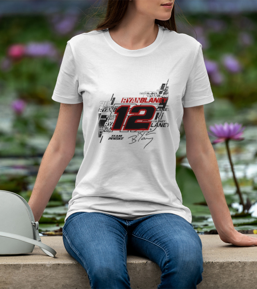 Ryan Blaney 12 Team Penske Signature Racing T-Shirt
