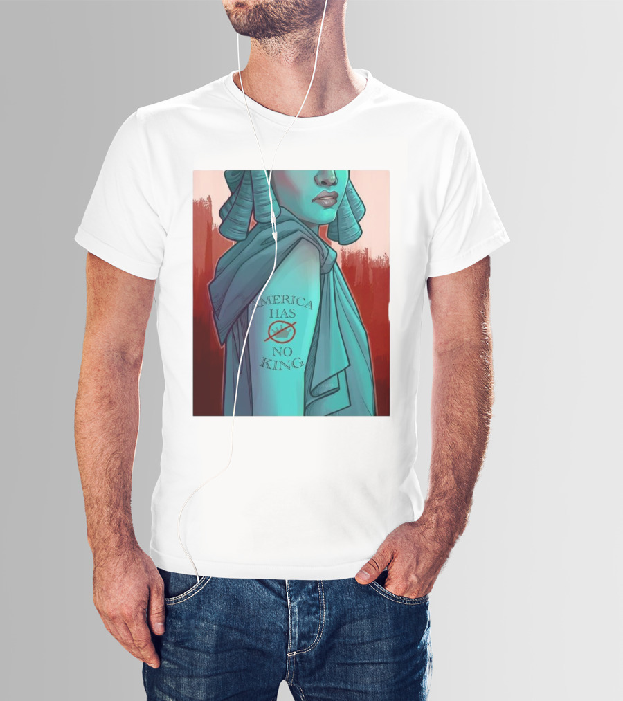 America Has No King Lady Liberty 2025 T-Shirt