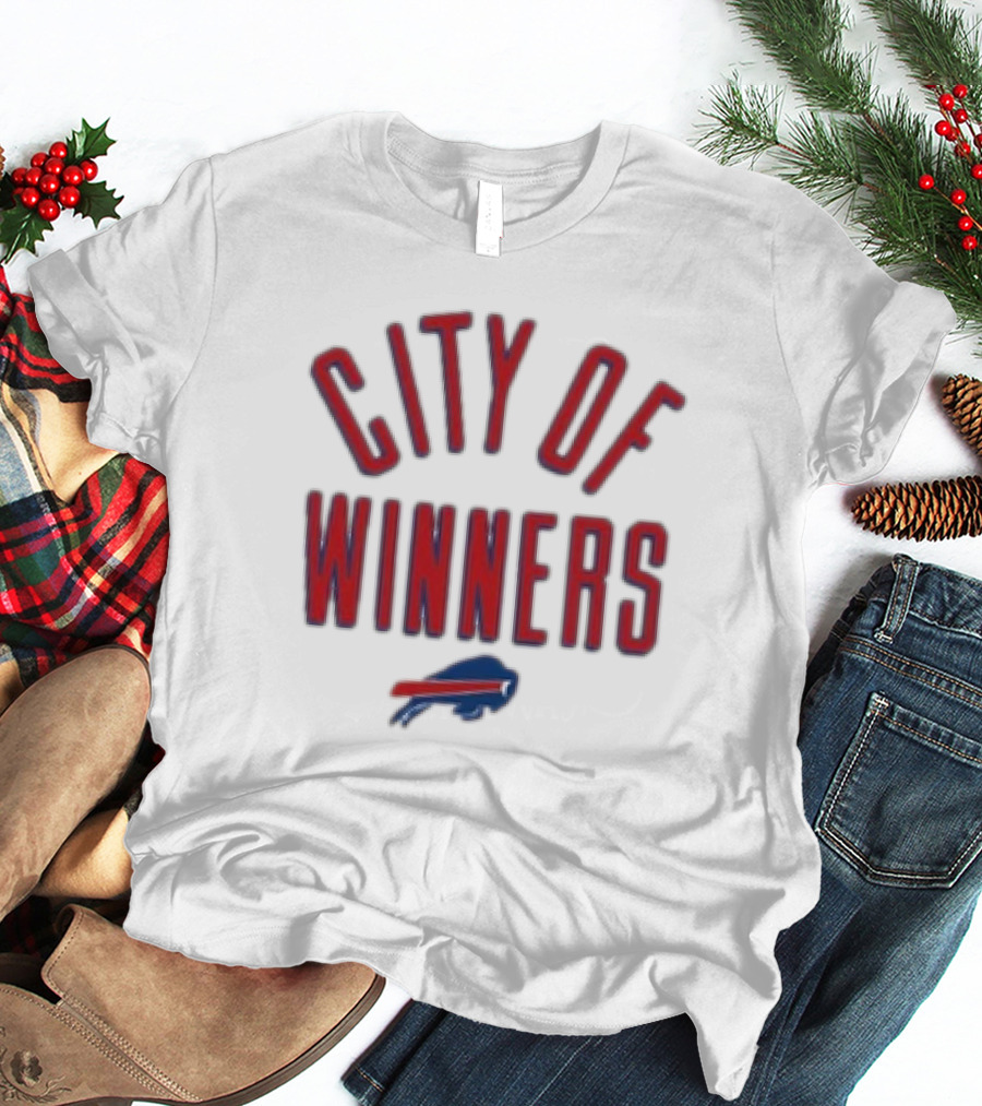 City Of Winners Buffalo Bills Football Team Merchandise T-Shirt