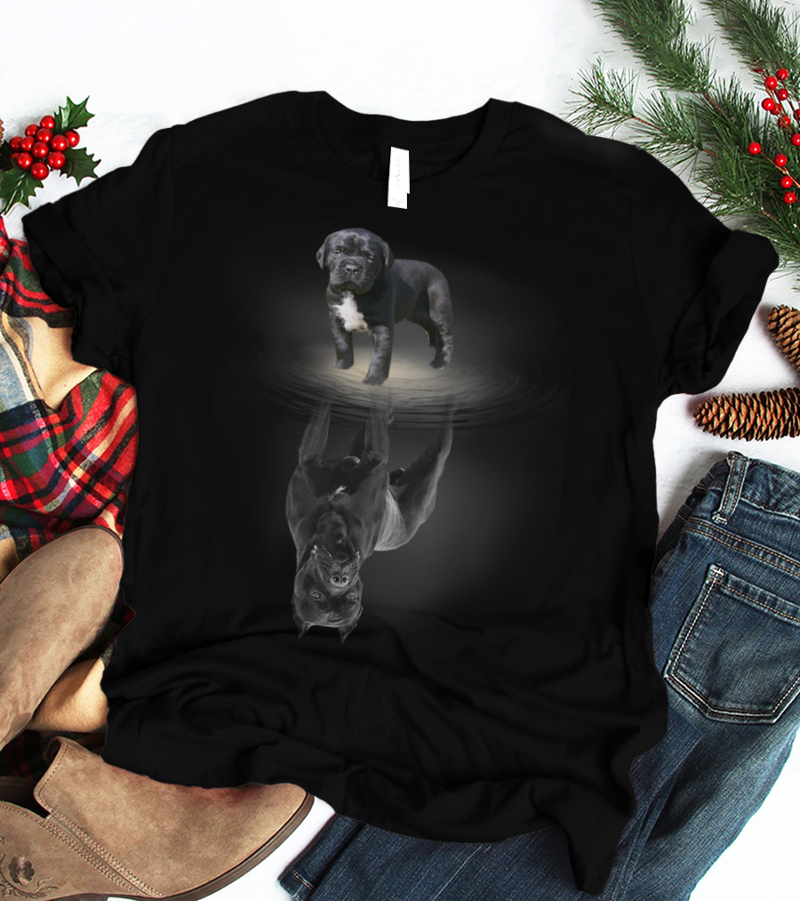 Cane Corso Italian Mastiff Reflection Mirage Visual Concept T-Shirt