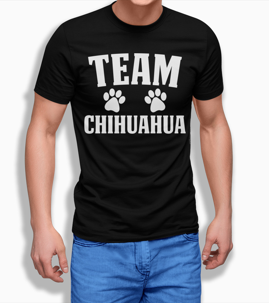 Team Chihuahua Paw Print Loyalty T-Shirt