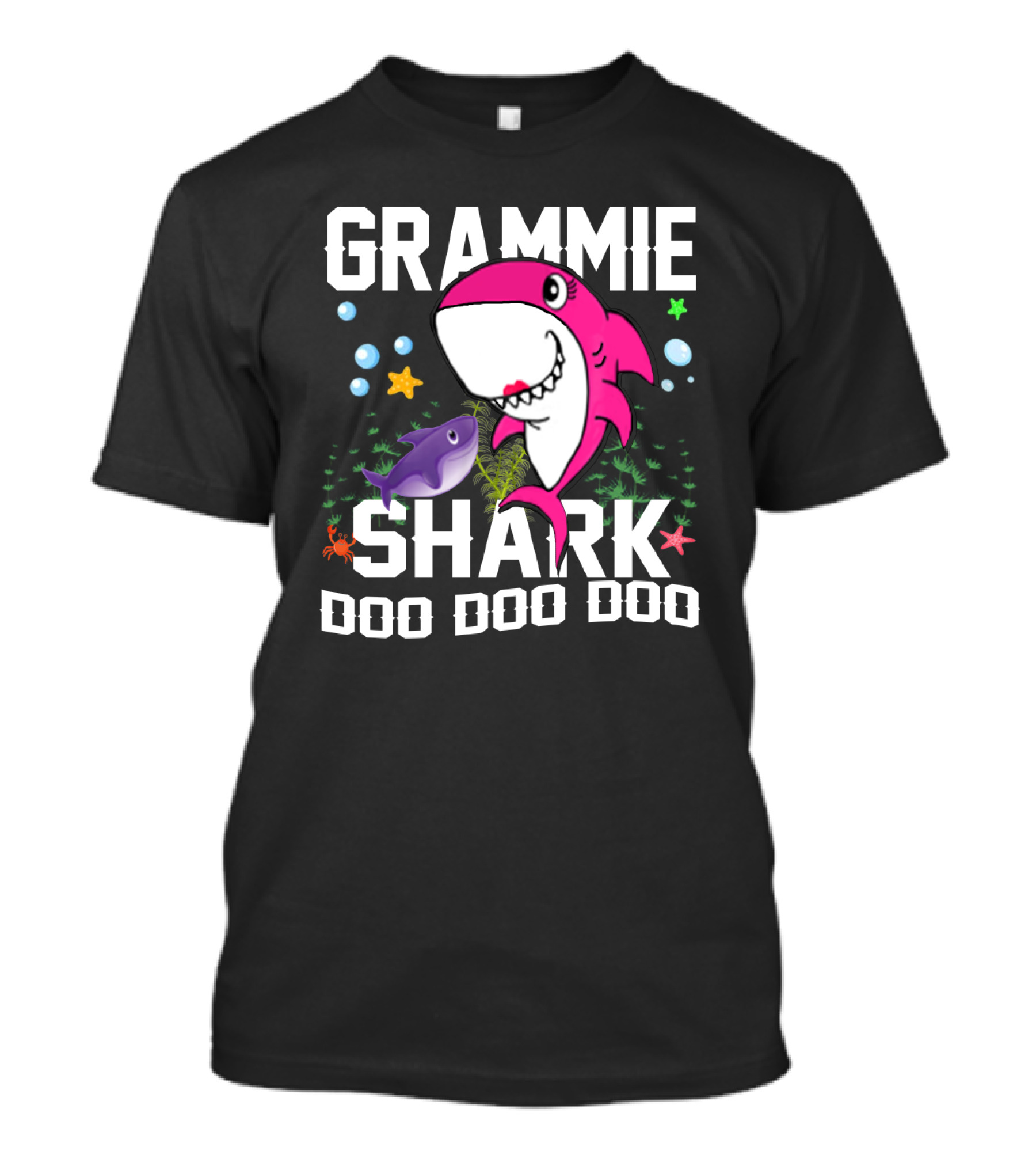 Grammie Shark Doo Doo Doo Mother Gramma Halloween Christmas T-Shirt