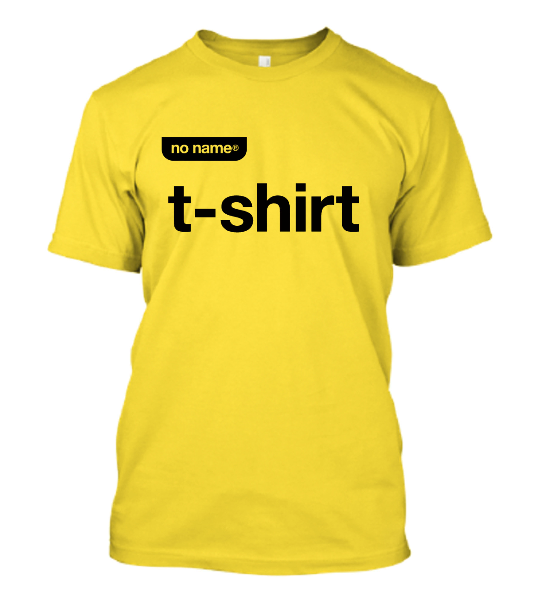 No Name T-Shirt Label Minimalist T-Shirt