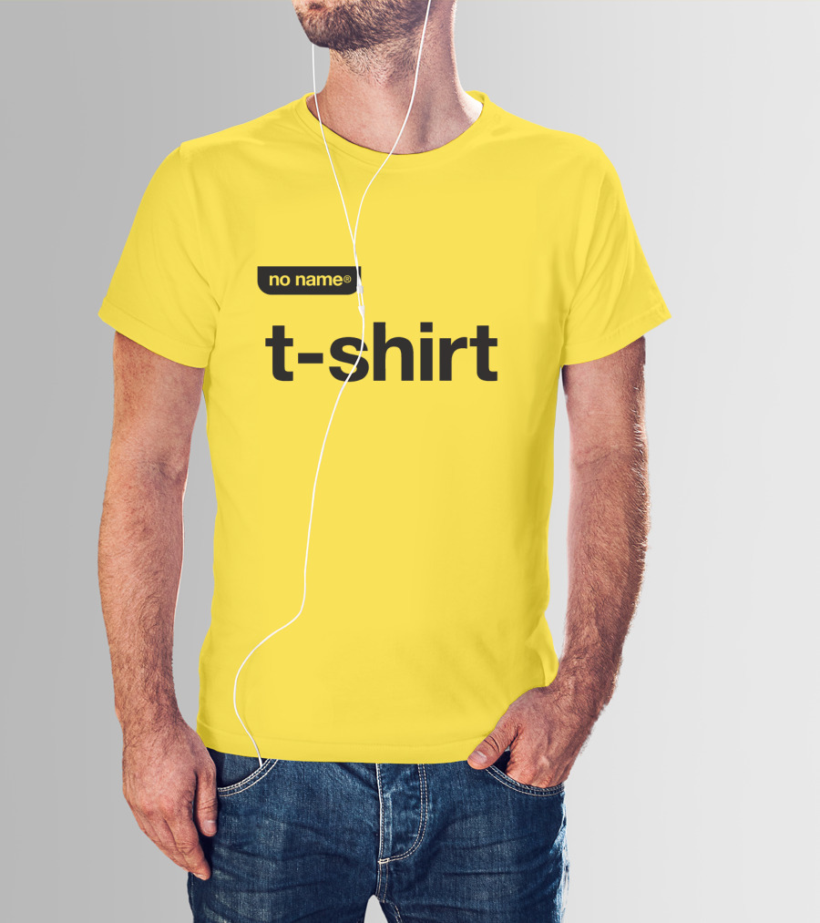 No Name T-Shirt Label Minimalist T-Shirt