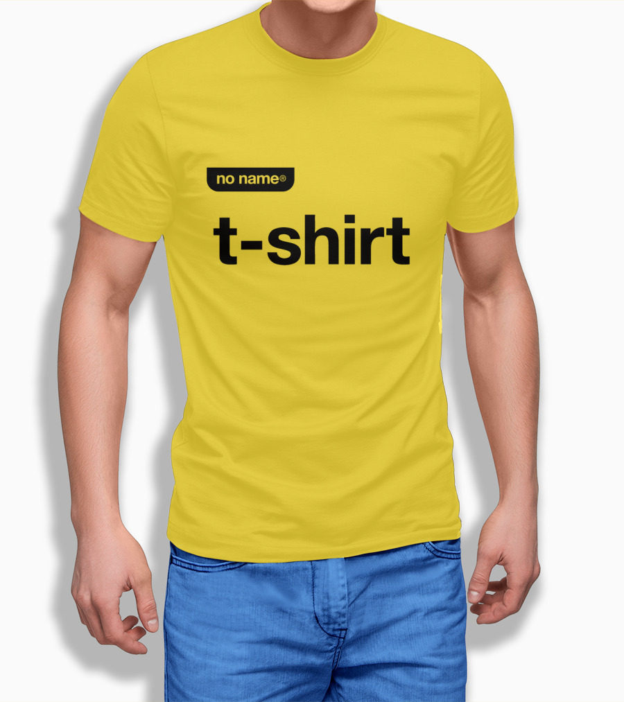 No Name T-Shirt Label Minimalist T-Shirt