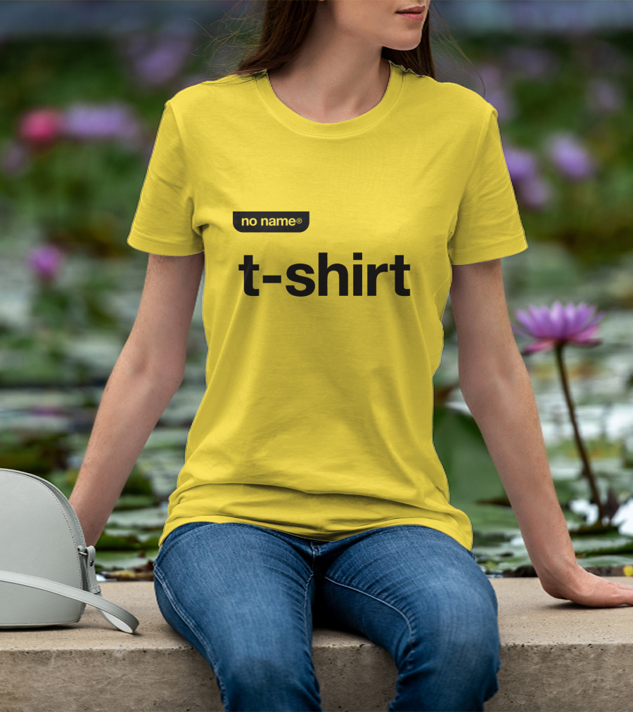 No Name T-Shirt Label Minimalist T-Shirt
