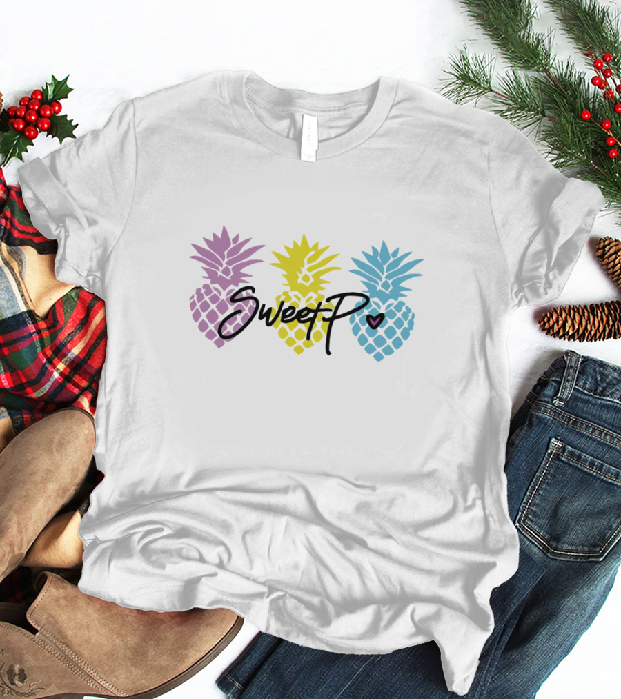 SweetP Pressley Hosbach Merch Pineapple Trio T-Shirt