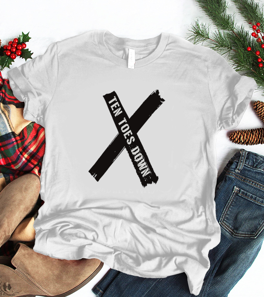 Deestroying Merch LIMITED Ten Toes Down X T-Shirt