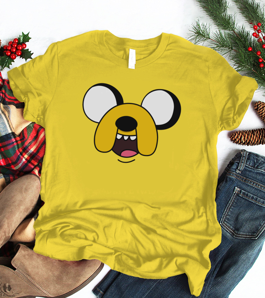 Adventure Time Jake The Dog Face T-Shirt