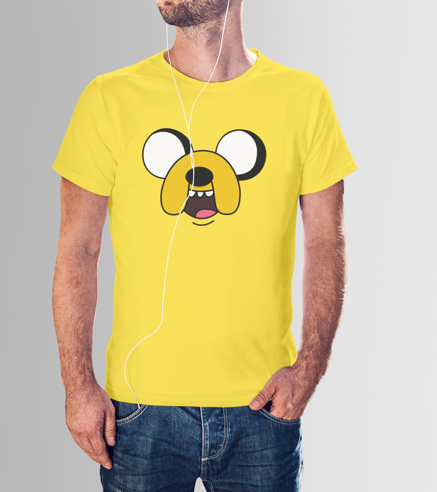 Adventure Time Jake The Dog Face T-Shirt