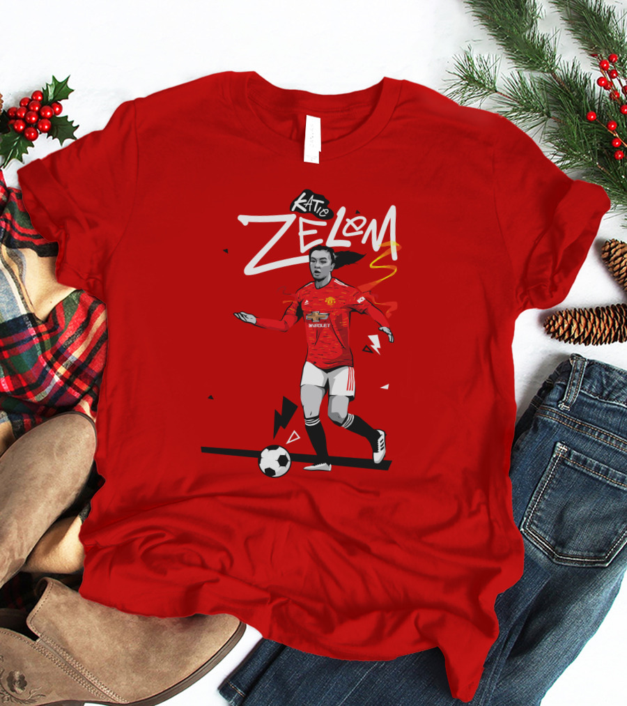 Katie Zelem Manchester United Football Player T-Shirt