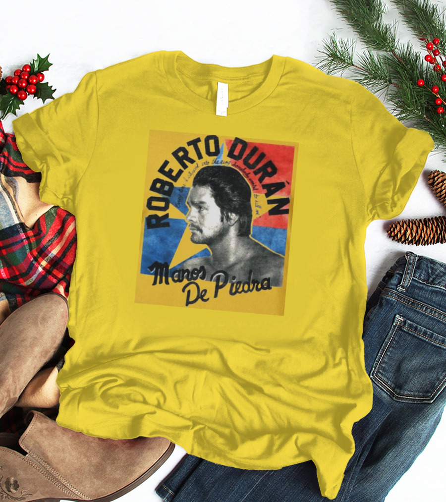 Roberto Durán Manos De Piedra Retro Boxing Legend Classic T-Shirt