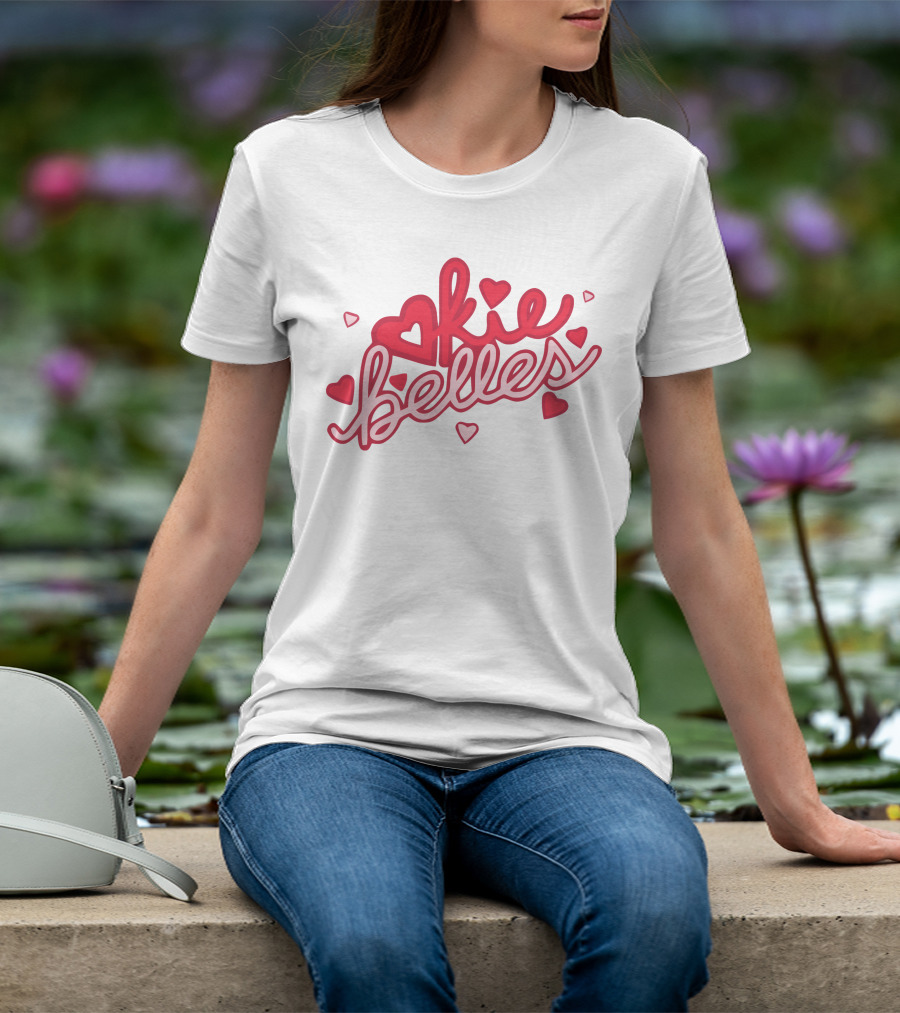 Okie Belles Merchandise Valentine Hearts T-Shirt