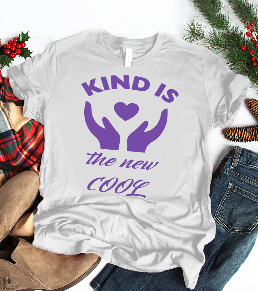 Kind Is The New Cool Hands Heart T-Shirt