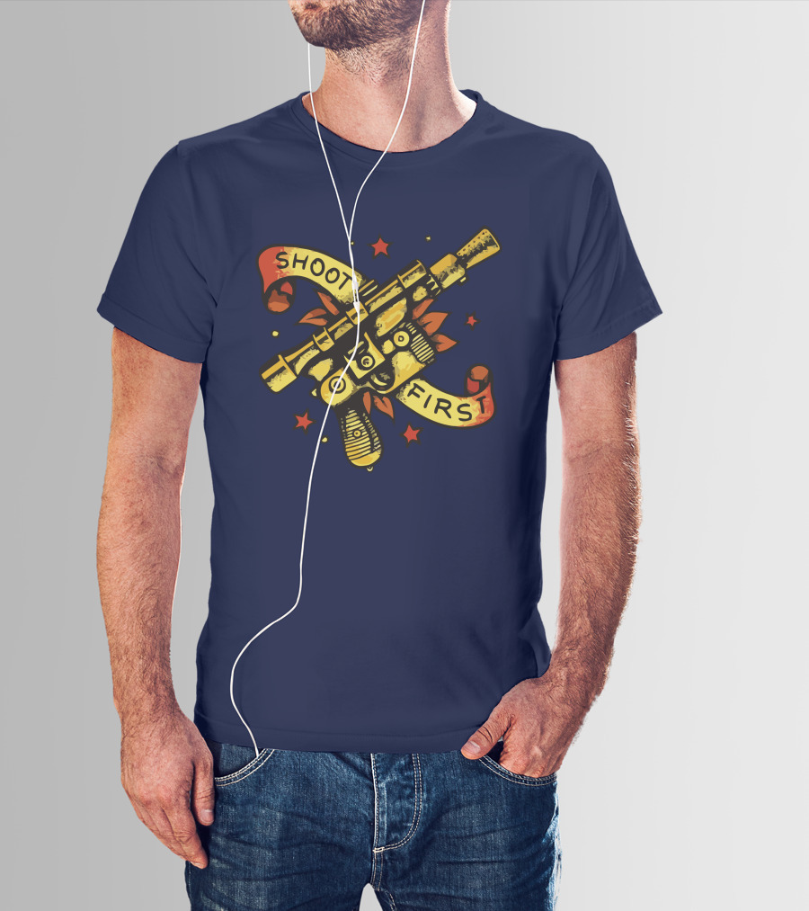Shoot First Blaster T-Shirt