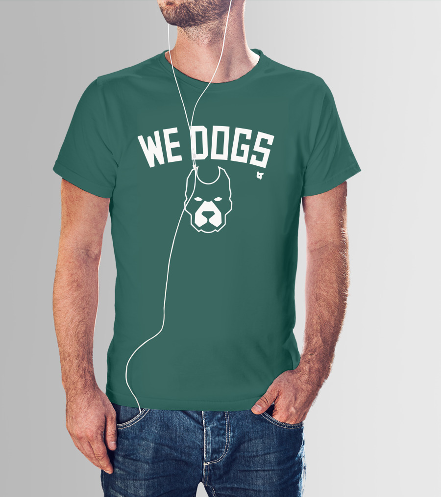 We Dogs Bull Dog Face T-Shirt