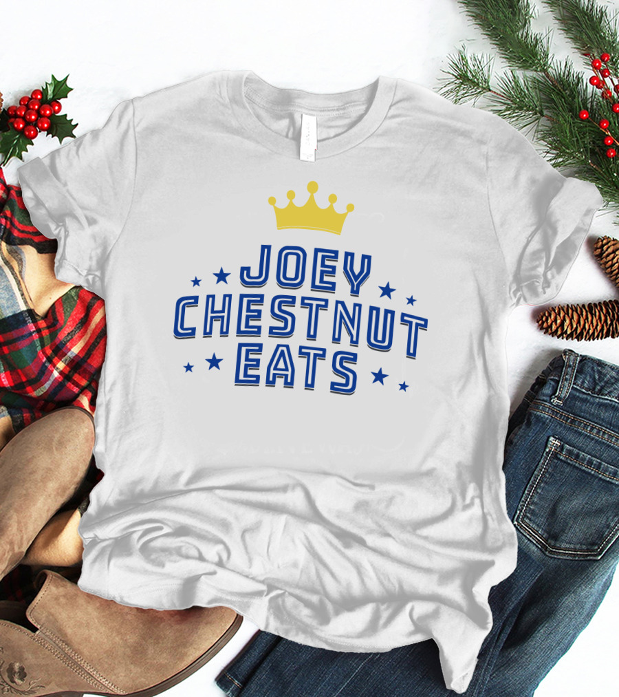 Joey Chestnut Eats Crown Stars T-Shirt
