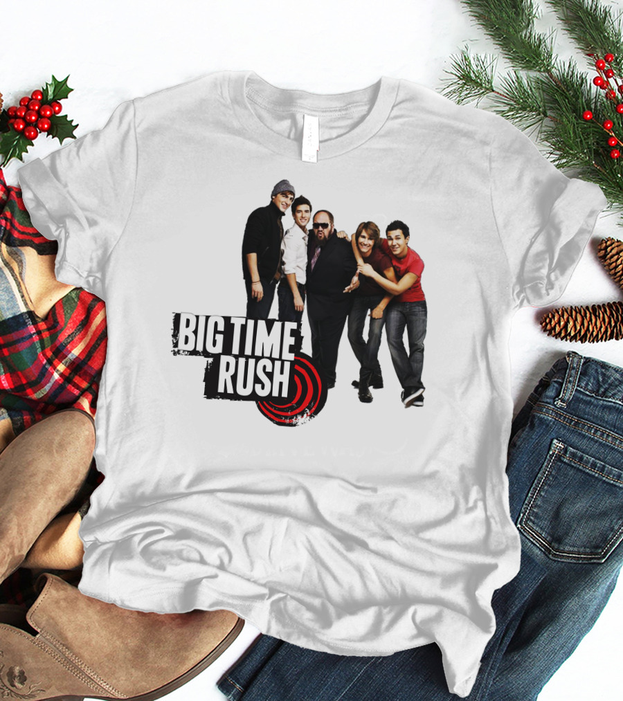Big Time Rush Band Group Photo Merch T-Shirt