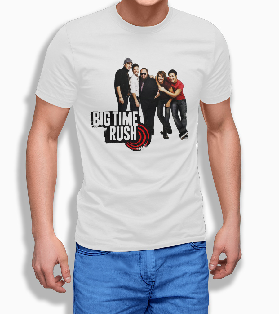 Big Time Rush Band Group Photo Merch T-Shirt