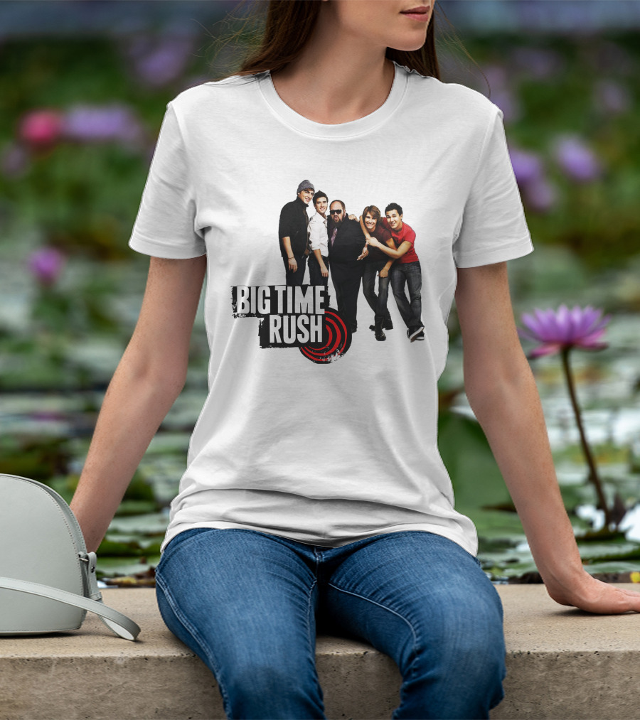 Big Time Rush Band Group Photo Merch T-Shirt