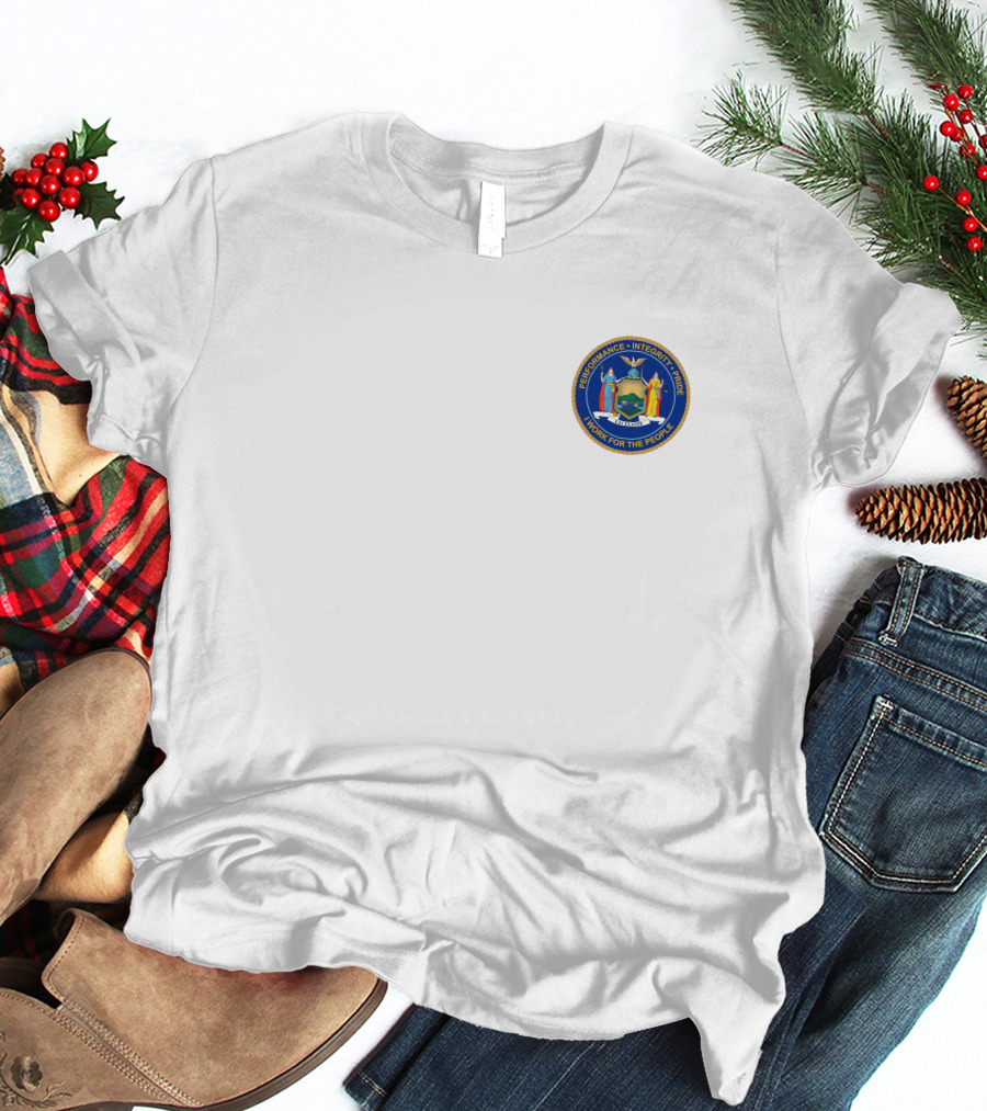 Cuomo Polo New York State Seal Leadership Service Integrity Courage Honor T-Shirt