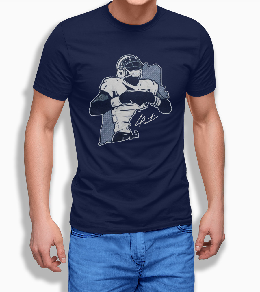 Cam Newton Celebration Football Player Signature Pose T-Shirt