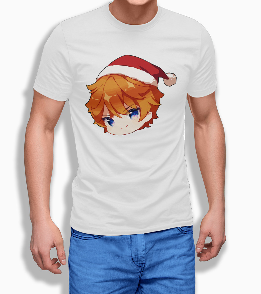 Griffin Burns Chibi Childe Xmas Santa Hat T-Shirt